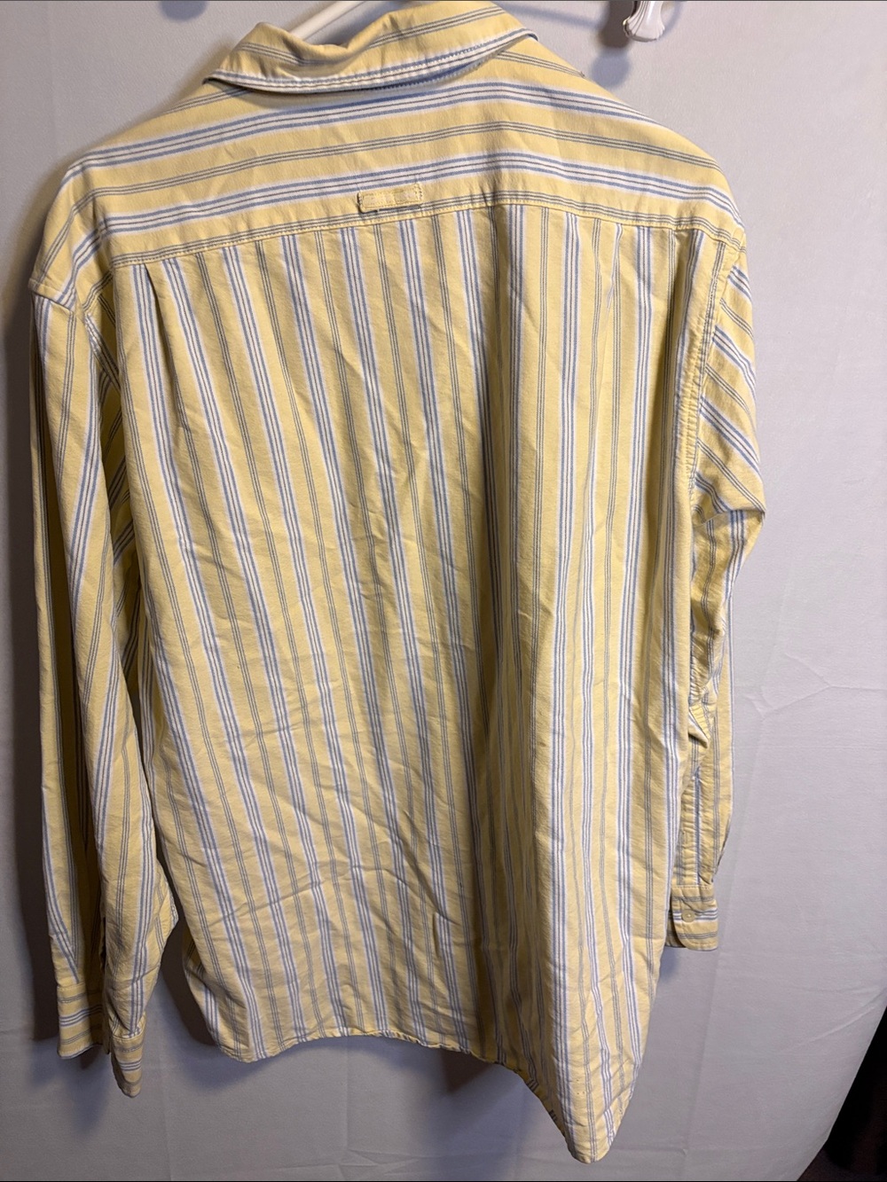 U.S. Polo Assn. Yellow and White Striped Long-Sleeve Shirt - Picture 9 of 11